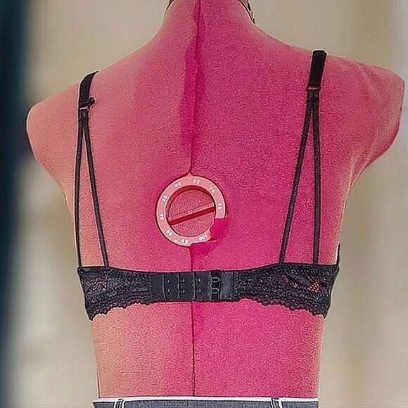 Rose + Vine black floral lace triangle bralette - Picture 5 of 8